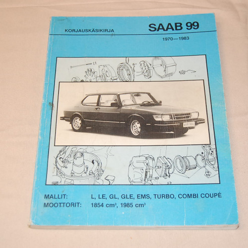 Korjausopas Saab 99 1970-1983